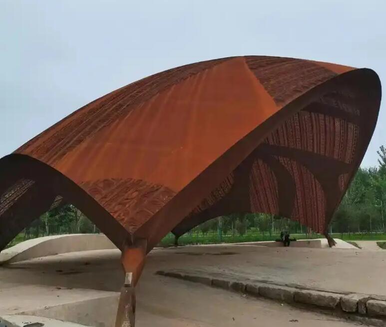 阜阳耐候钢幕墙案例